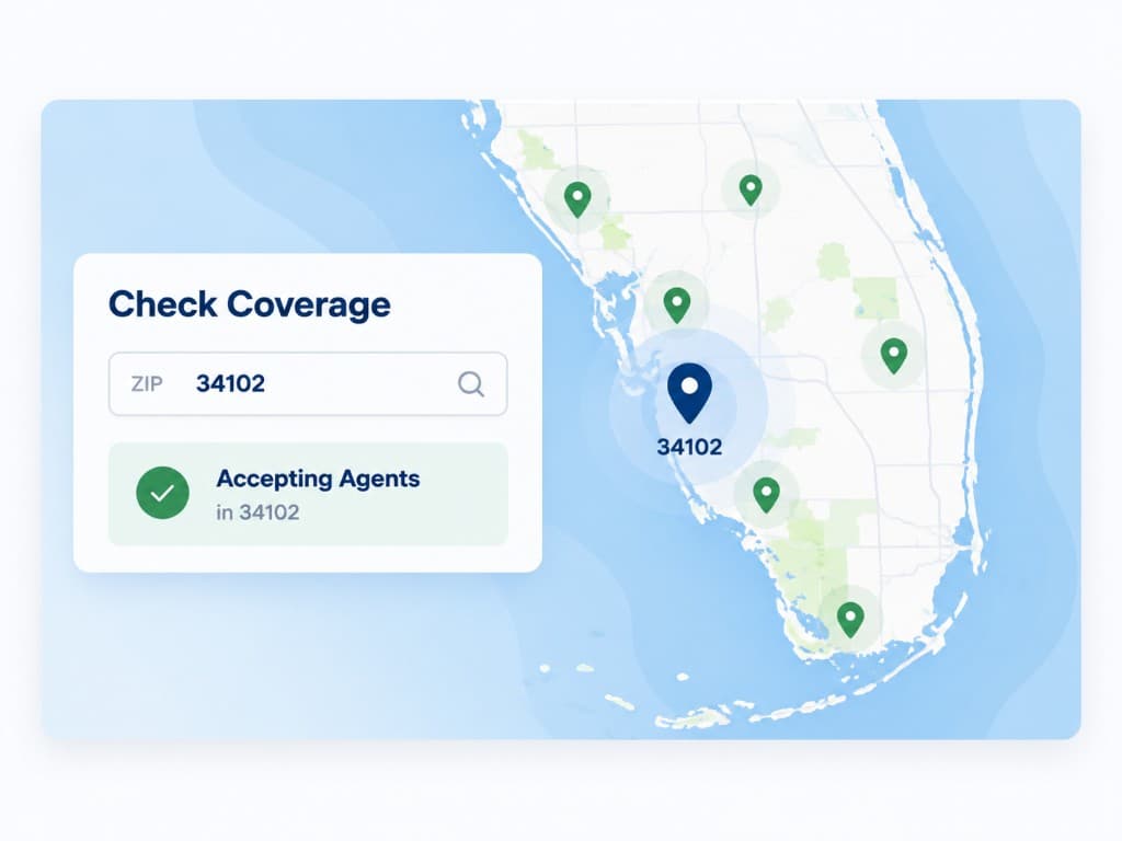 HomeJam Florida agent coverage illustration