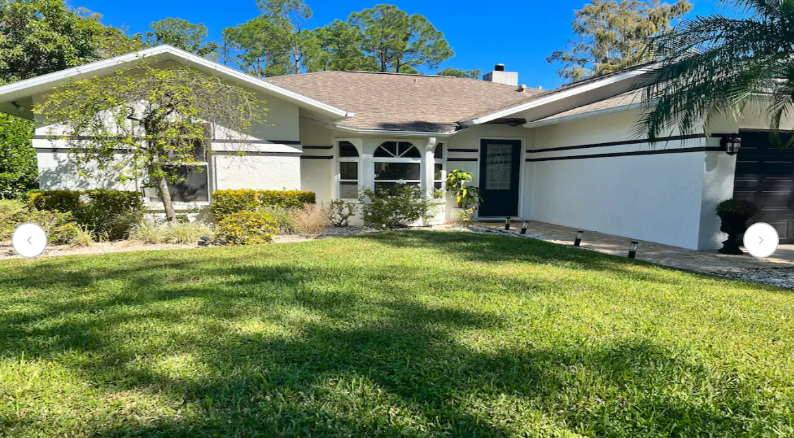 Sample listing exterior in Naples, Florida